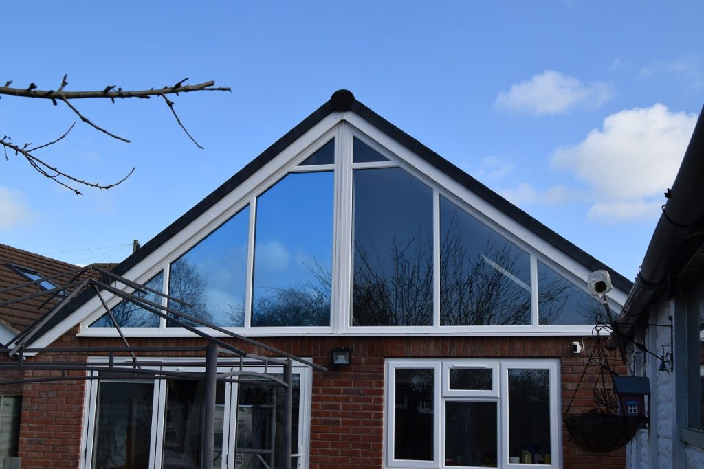 Bungalow Extension Heat Reduction Outside Left Side Tinted