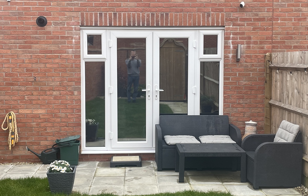 Privacy window film installation. | Cheltenham Home Tinting